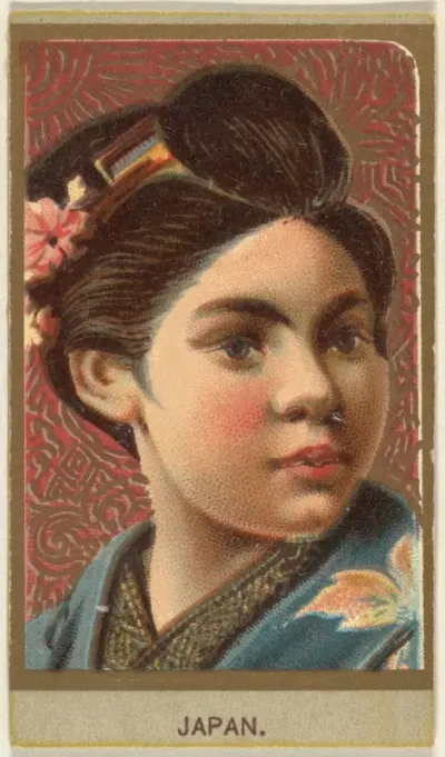 Japan, from the Races of Mankind series (T181) issued by Abdul Cigarettes