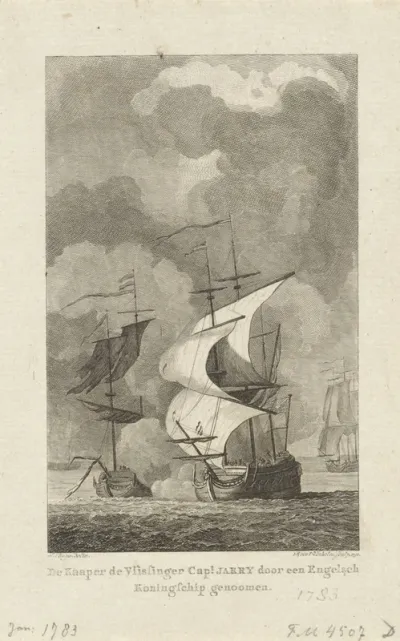 Jarry sneuvelt in een gevecht met de Engelsen, 1783