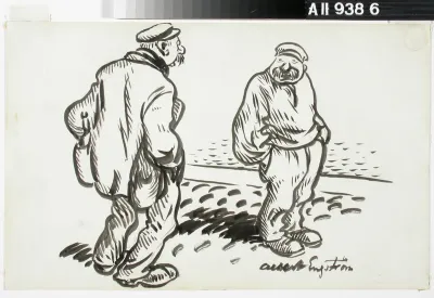 Jätkien kesken, pilakuva