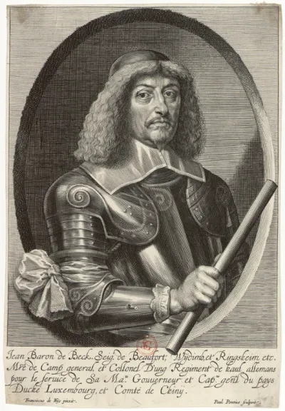 Jean Baron de Beck, Seig.r de Beaufort [...] Franciscus de Niis pinxit. Paul. Pontius sculpsit