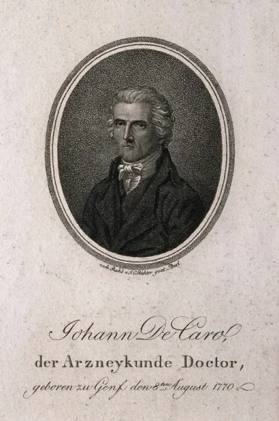 Jean de Carro. Stipple engraving by J. C. Richter after C. Rahl