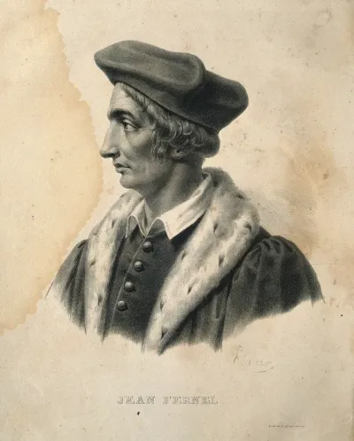 Jean Fernel. Lithograph by P. R. Vignéron