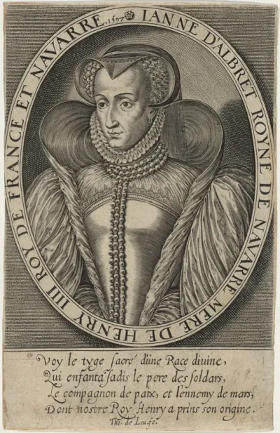 Jeanne D'Albret, Queen of Navarre, Mother of Henry IV of France