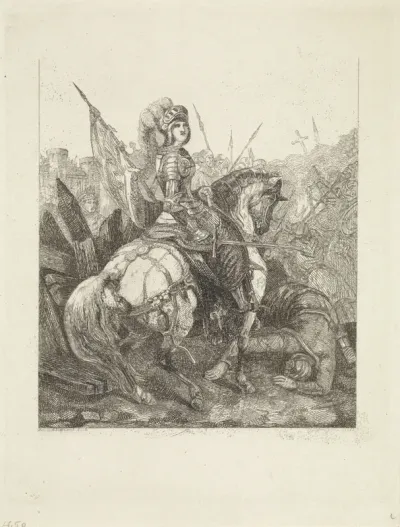 Jeanne d'Arc te paard