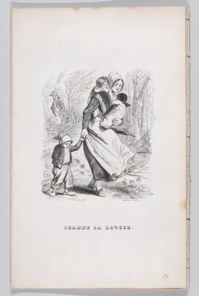 Jeanne, the Redhead, from "The Complete Works of Béranger"