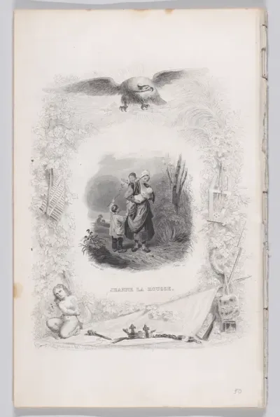Jeanne, the Redhead, from "The Songs of Béranger"