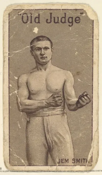 Jem Smith (boxer) from the Old Judge series (N167) for Old Judge Cigarettes