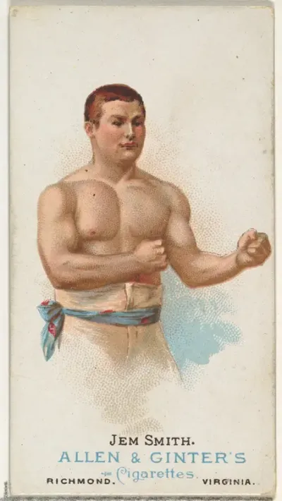 Jem Smith, Pugilist, from World's Champions, Series 1 (N28) for Allen & Ginter Cigarettes