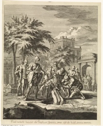 Jeremia uit de kuil getrokken