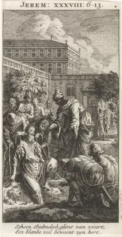 Jeremia uit de kuil getrokken