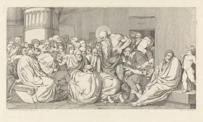 Jeremia voor de tempel