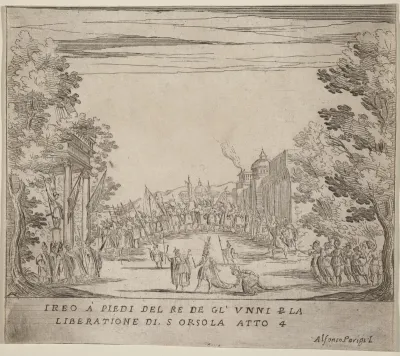 Jereo Before the King of the Huns for the Liberation of Saint Ursula