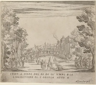 Jereo Before the King of the Huns for the Liberation of Saint Ursula