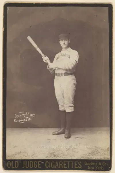Jerry Denny, 3rd Base, Indianapolis, from the series Old Judge Cigarettes