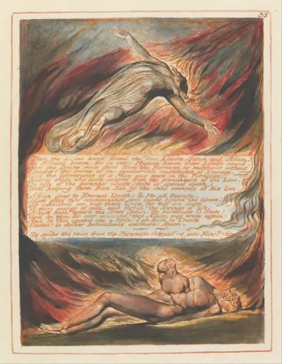 Jerusalem, Plate 35, Then the Divine hand
