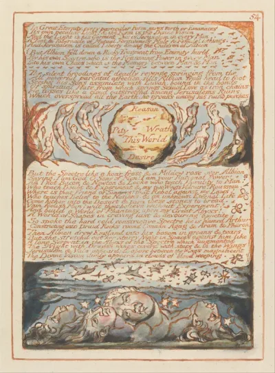 Jerusalem, Plate 54, In Great Eternity....