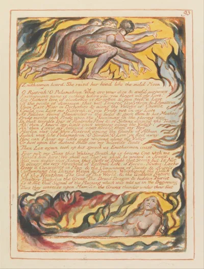 Jerusalem, Plate 93, Enitharmon heard