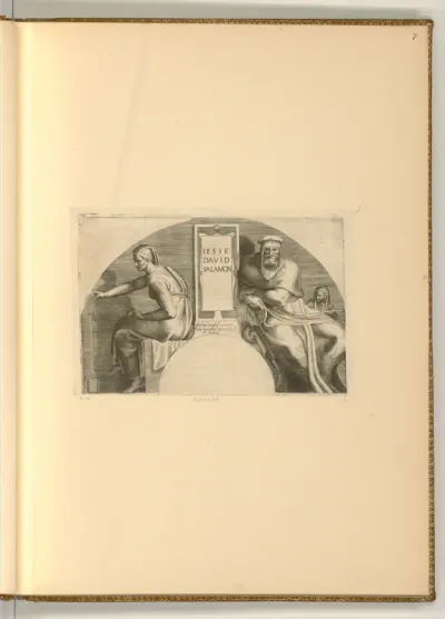 Jesse, David, Solomon (Sixtinische Kapelle)