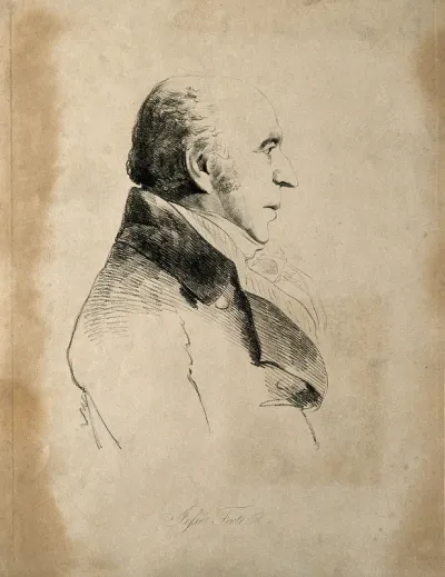 Jesse Foot. Soft-ground etching by W. Daniell after G. Dance