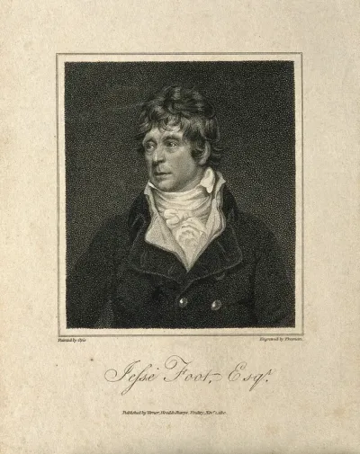 Jesse Foot. Stipple engraving by S. Freeman, 1810, after J. Opie