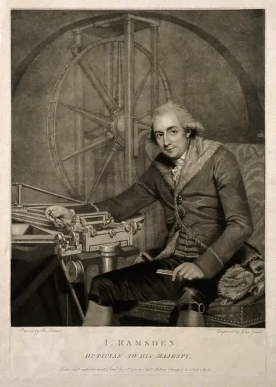 Jesse Ramsden. Mezzotint by J. Jones, 1791, after R. Home