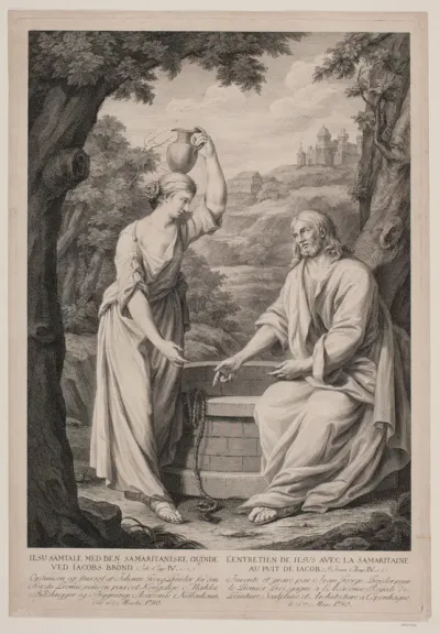 Jesu samtale med den samaritanske Quinde ved Iacobs Brönd