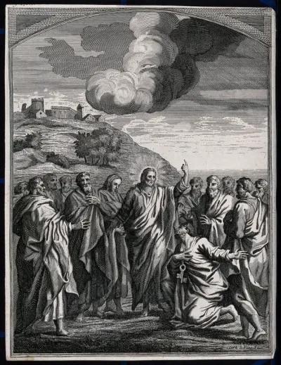 Jesus appoints Peter as head of the church