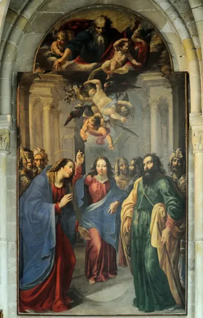 Jesus at the temple