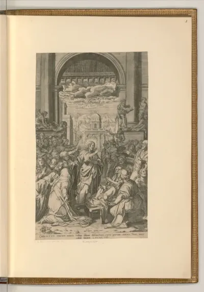 Jesus auferweckt den Sohn der Witwe von Nain