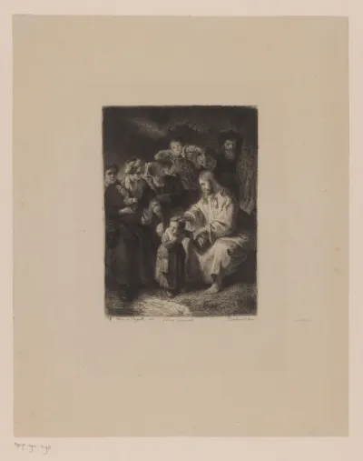 Jésus bénissant les enfants