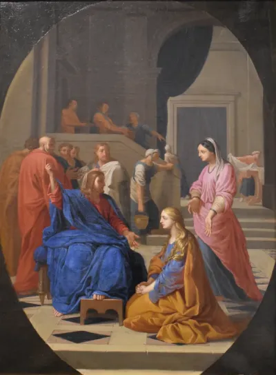Jésus chez Marthe et Marie