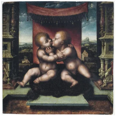 Jesus Christ and John the Baptist as children, 2nd quarter of 16th century