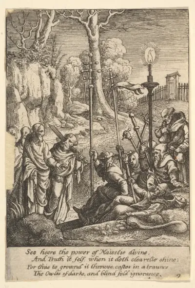 Jesus confronting his detractors