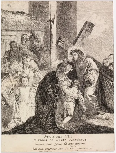 Jesus Consoles the Weeping Women of Jerusalem