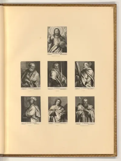 Jesus mit Paulus und  Aposteln