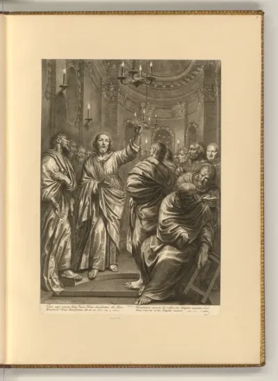 Jesus spricht zu seinen Jüngern