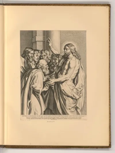 Jesus übergibt Petrus die Schlüssel des Himmelreiches