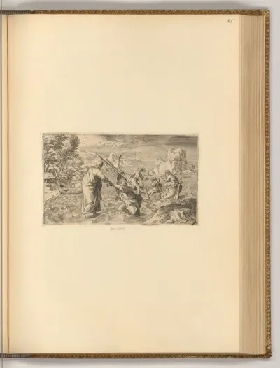 Jesus und der sinkende Petrus auf dem See