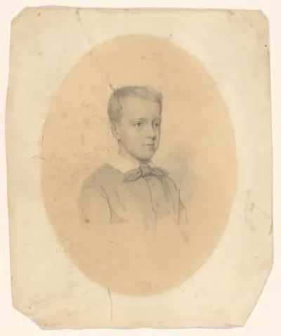 Jeugdportret van Jan Carel Alberdingk Thijm