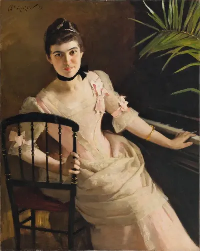 Jeune femme au piano, 1886