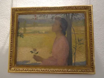 Jeune fille à la rose
