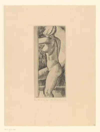 Jeune fille au bain