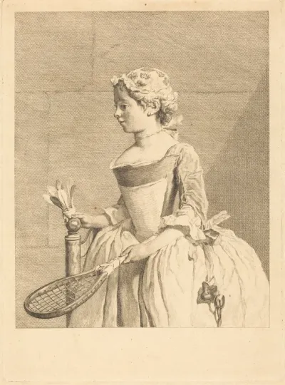Jeune fille au volant (Jeune fille a la raguette)