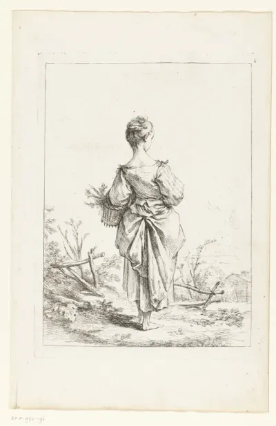Jeune fille vue de dos