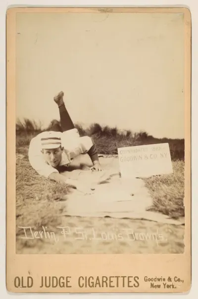 Jim Devlin, Pitcher, St. Louis Browns, from the series Old Judge Cigarettes
