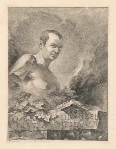 Jo Bap Piranesi Venet Architectus (Portrait of Piranesi)