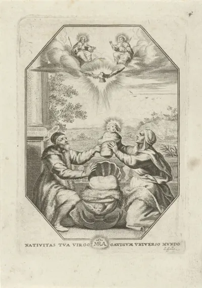 Joachim en Anna met Maria als kind