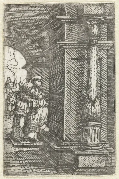 Joachim en Anna ontmoeten elkaar bij de poort
