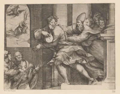 Joachim wordt de tempel uitgezet
