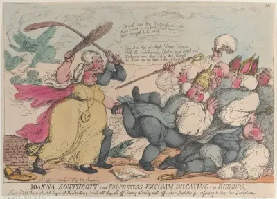 Joanna Southcott the Prophetess Excommunicating the Bishops